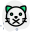 Cat face mouth crossed for forbidden speaking expression emoji icon