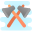 axes croisés icon