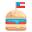 burger-externe-jour-de-l'indépendance-wanicon-flat-wanicon icon