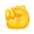 emoji de punho levantado icon