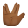 vulcan-salute-medium-dark-skin-tone icon