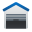 Porta garage semi aperta icon