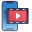 video-movil-externo-movil-rabit-jes-gradiente-plano-rabit-jes icon