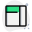 griglia-box-design-barra-divisa-esterna-destra-superiore-verde-tal-revivo icon