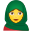 Женщина в платке icon