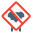 Forbidden place to bats and other animals icon