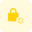 Internal settings for the high security lock icon