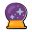 Bola de cristal mágica icon