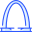 arco-de-puerta-externa-maravilla-del-mundo-vitaliy-gorbachev-azul-vitaly-gorbachev icon