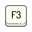 Клавиша F3 icon