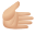 Rechtshand-heller-Hautton-Emoji icon