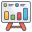 Marketing graph icon