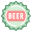 Capsule de bouteille de bière icon