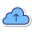 In die Cloud laden icon