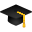 Abschlusskappen-Emoji icon