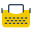 Typewriter With Paper icon