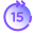 Пропустить вперед 15 секунд icon