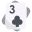 50 Three of Clubs icon