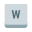 клавиша W icon