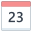 Calendrier 23 icon