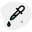 Pipette dropper testing in a chemical analysis icon