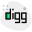 Digg a news aggregator with a curated front page icon