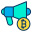 Bitcoin Marketing icon