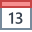 Kalender 13 icon