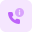 Info sign on a mobile hand phone equipment icon