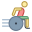 스포티 한 휠체어 사용자 icon