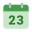 日历第 23 周 icon