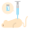Dünnes Reagenzglas icon