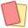 Cartellini gialli rossi icon