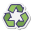 Signo de reciclaje icon