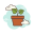 Plante en pot icon