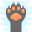 черная кошачья лапа icon