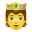 왕관을 쓴 사람 이모티콘 icon