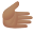 emoji-de-tom-de-pele-médio-para-direita icon