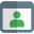 Online user social profile for web login icon