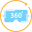 360 degrees icon