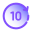 10 進める icon