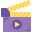 Clapperboard icon