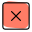 Closed web browser tab for no entry way icon