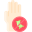 Ganze Hand icon