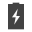 배터리가 방전된 상태 icon