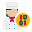 Cocinero de sexo masculino icon