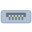 Micro-USB A icon