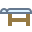 Mesa de masaje de madera icon