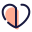 Half Heart icon