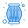외부 드럼-홀리-플랫아티콘-블루-플랫아티콘 icon